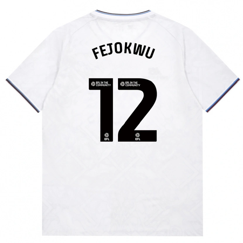 Danxen Criança Camisola Emmanuel Fejokwu #12 Borgonha Branco Alternativa 2026/27 Camisa Brasil