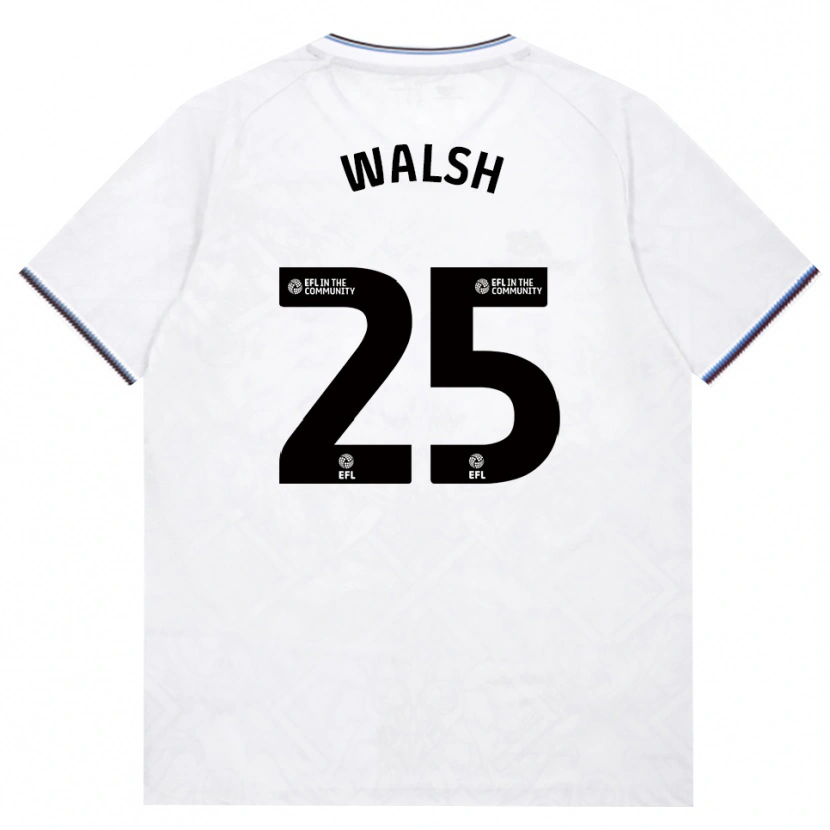 Danxen Criança Camisola Megan Walsh #25 Borgonha Branco Alternativa 2026/27 Camisa Brasil