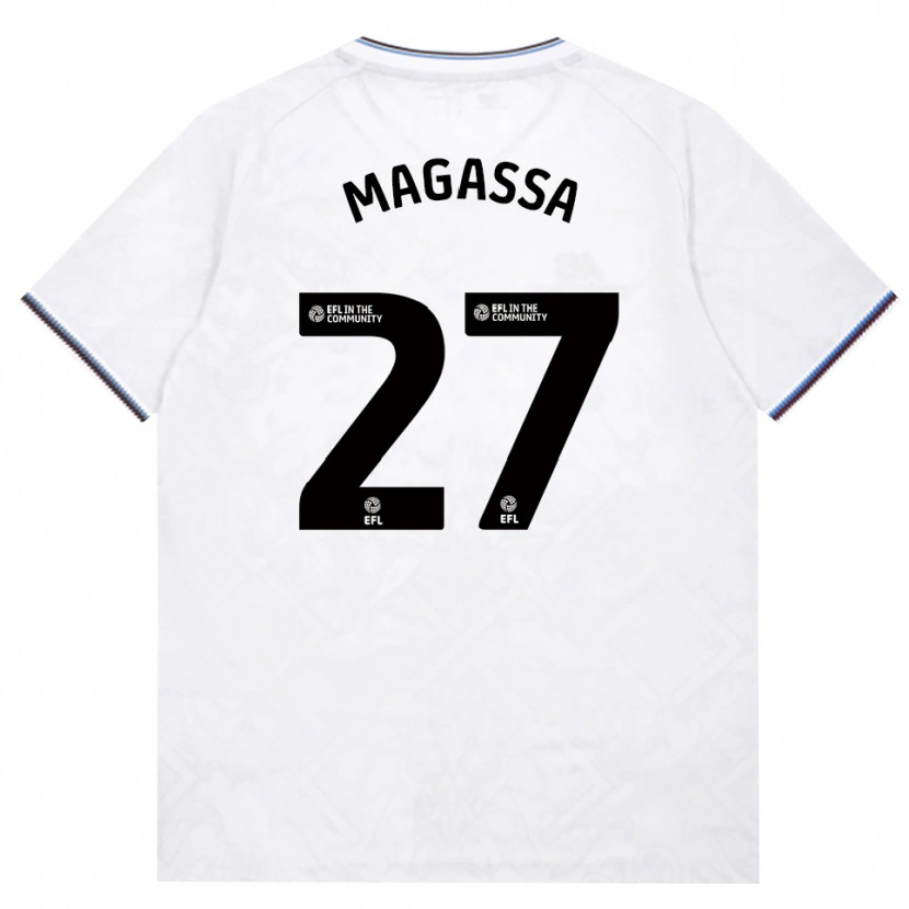 Danxen Criança Camisola Soungoutou Magassa #27 Borgonha Branco Alternativa 2026/27 Camisa Brasil