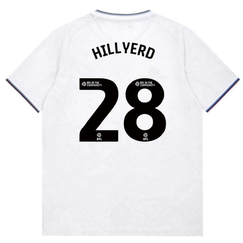 Danxen Criança Camisola Sophie Hillyerd #28 Borgonha Branco Alternativa 2026/27 Camisa Brasil