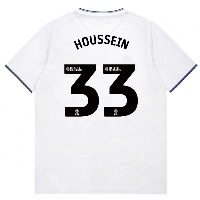 Danxen Criança Camisola Halle Houssein #33 Borgonha Branco Alternativa 2026/27 Camisa Brasil