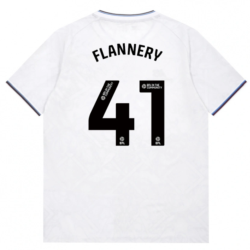 Danxen Criança Camisola Keira Flannery #41 Borgonha Branco Alternativa 2026/27 Camisa Brasil