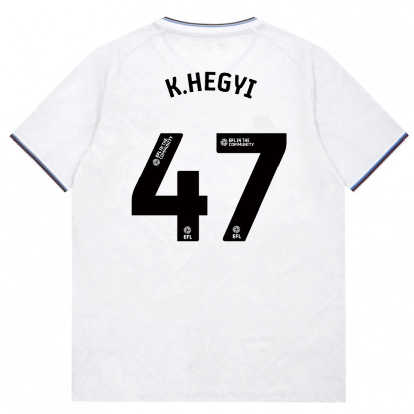 Danxen Criança Camisola Krisztian Hegyi #47 Borgonha Branco Alternativa 2026/27 Camisa Brasil
