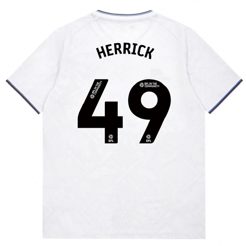 Danxen Criança Camisola Finlay Herrick #49 Borgonha Branco Alternativa 2026/27 Camisa Brasil
