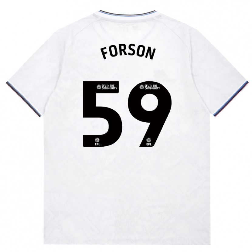 Danxen Criança Camisola Keenan Forson #59 Borgonha Branco Alternativa 2026/27 Camisa Brasil