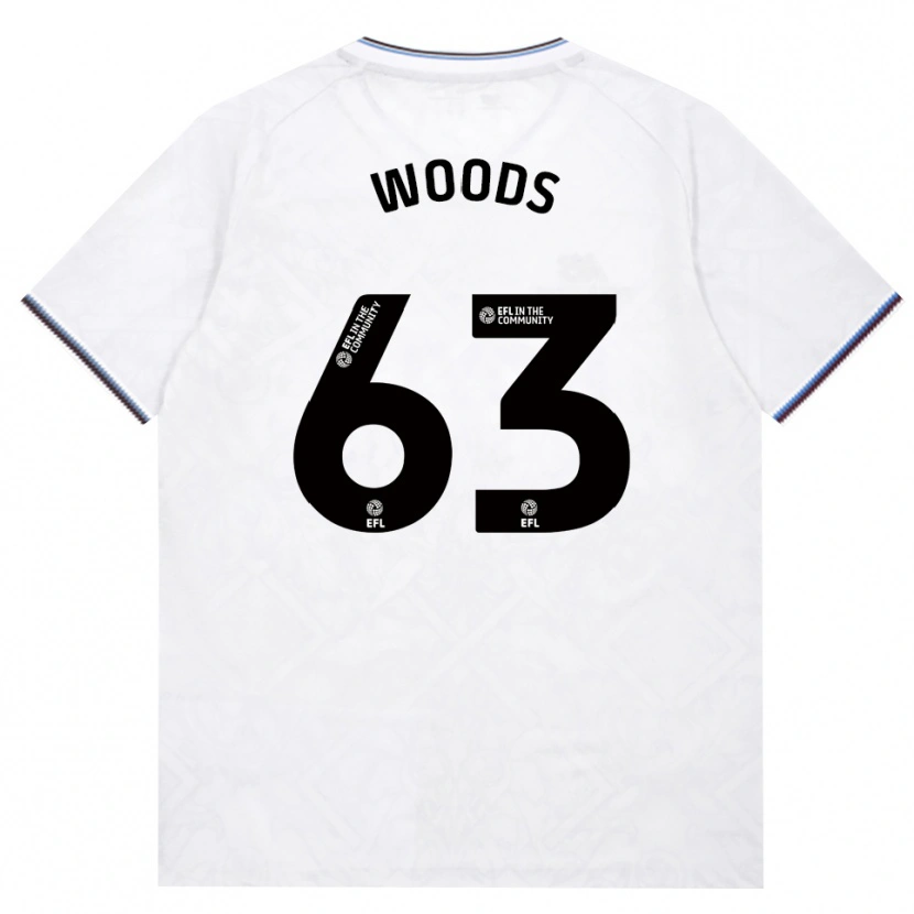 Danxen Criança Camisola Archie Woods #63 Borgonha Branco Alternativa 2026/27 Camisa Brasil