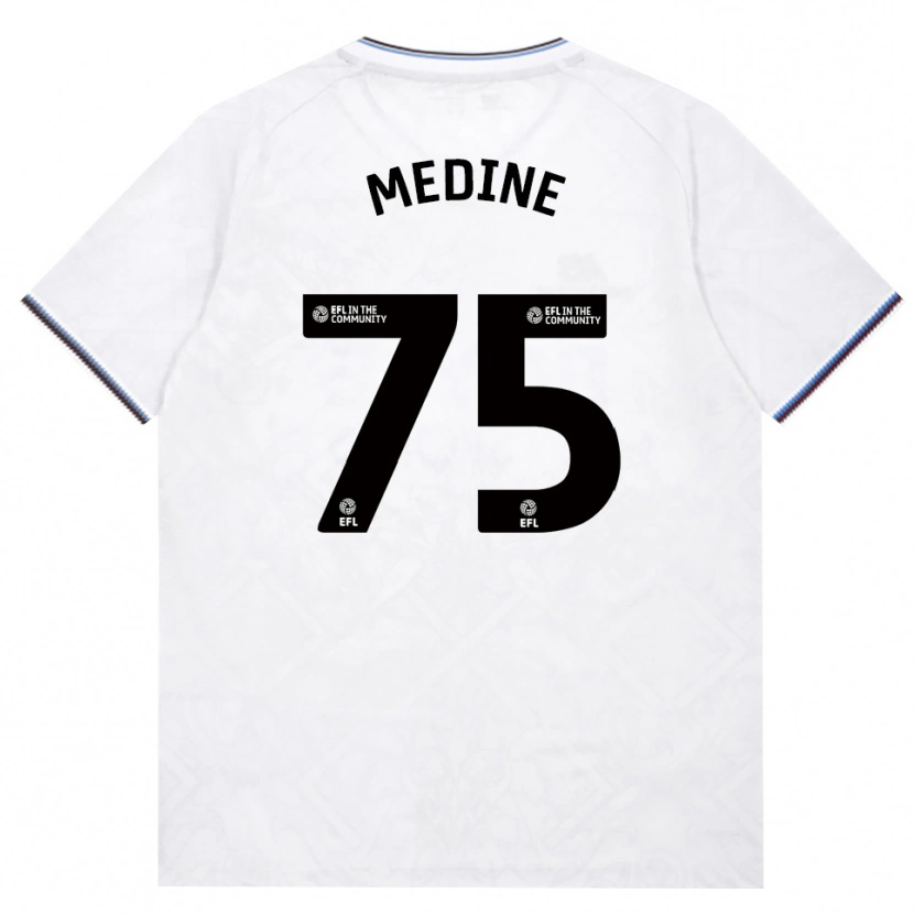 Danxen Criança Camisola Jethro Medine #75 Borgonha Branco Alternativa 2026/27 Camisa Brasil