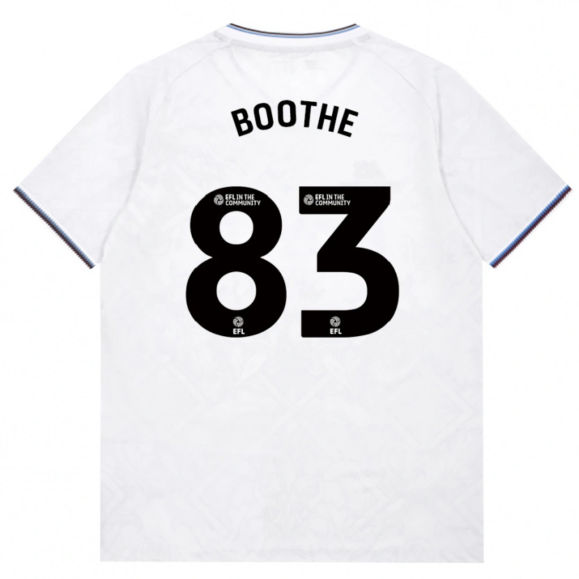 Danxen Criança Camisola Sebastian Boothe #83 Borgonha Branco Alternativa 2026/27 Camisa Brasil