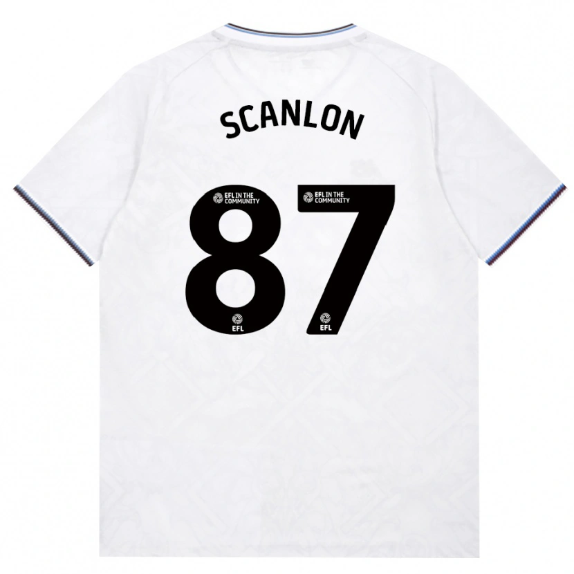 Danxen Criança Camisola Joe Scanlon #87 Borgonha Branco Alternativa 2026/27 Camisa Brasil