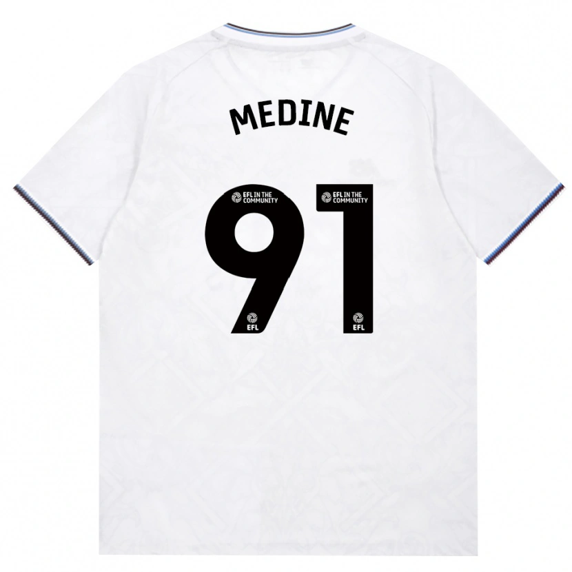 Danxen Criança Camisola Jephthah Medine #91 Borgonha Branco Alternativa 2026/27 Camisa Brasil