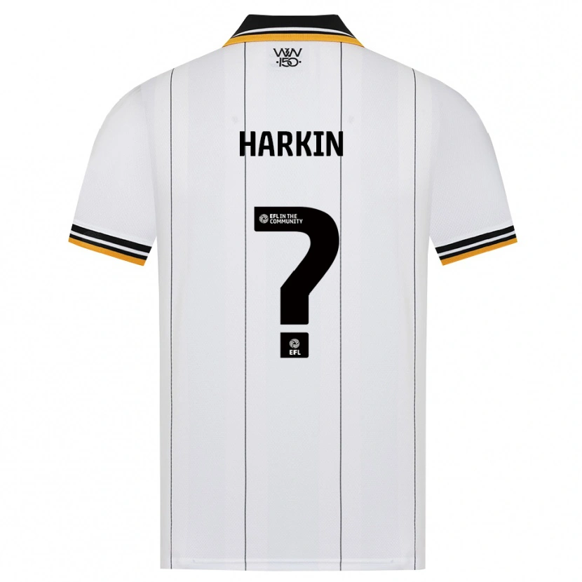 Danxen Criança Camisola Lee Harkin #0 Laranja Branco Preto Alternativa 2026/27 Camisa Brasil