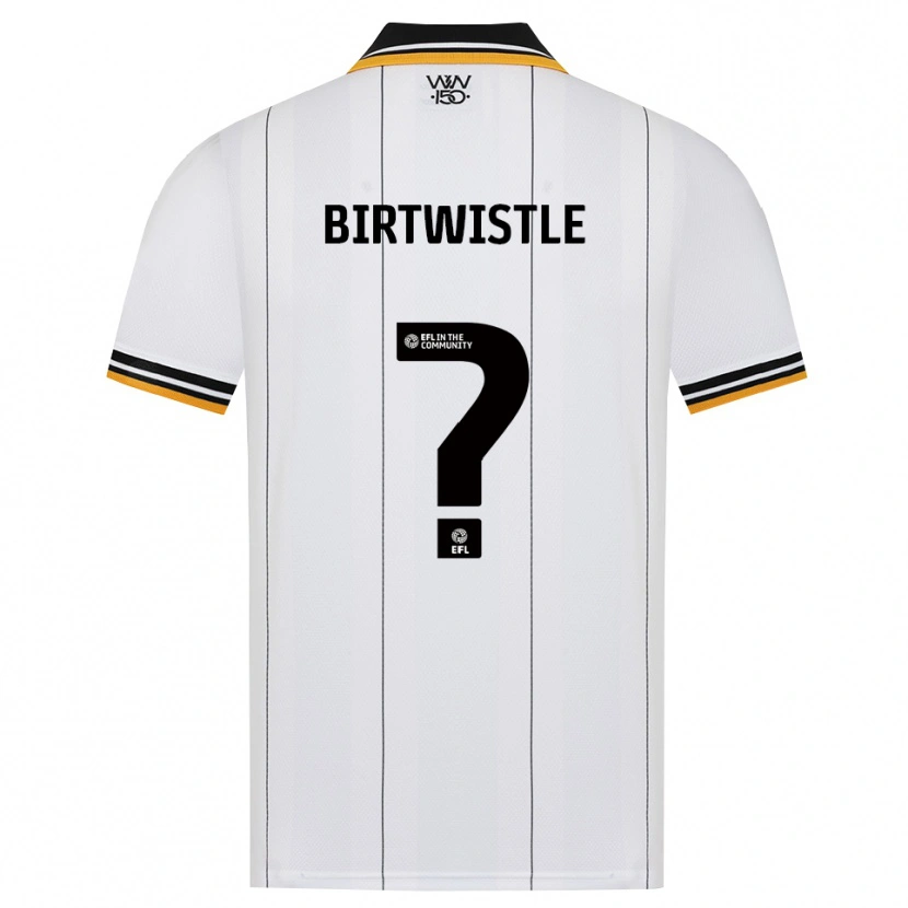 Danxen Criança Camisola Harry Birtwistle #0 Laranja Branco Preto Alternativa 2026/27 Camisa Brasil