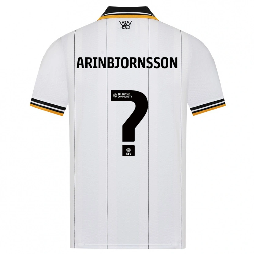 Danxen Criança Camisola Palmi Arinbjornsson #0 Laranja Branco Preto Alternativa 2026/27 Camisa Brasil