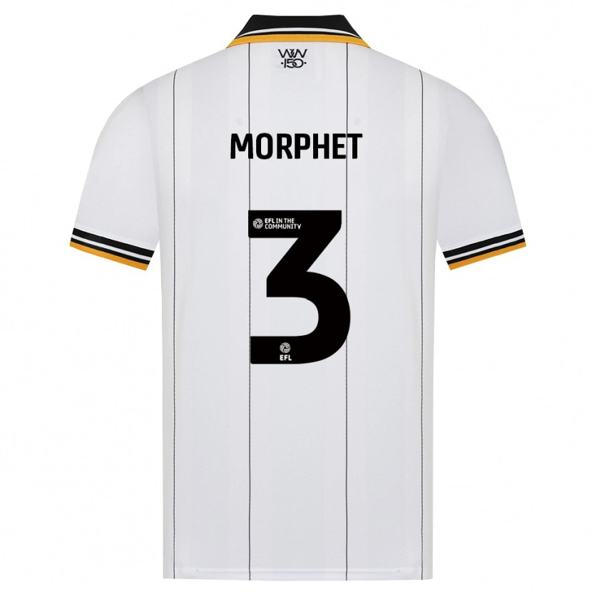 Danxen Criança Camisola Anna Morphet #3 Laranja Branco Preto Alternativa 2026/27 Camisa Brasil
