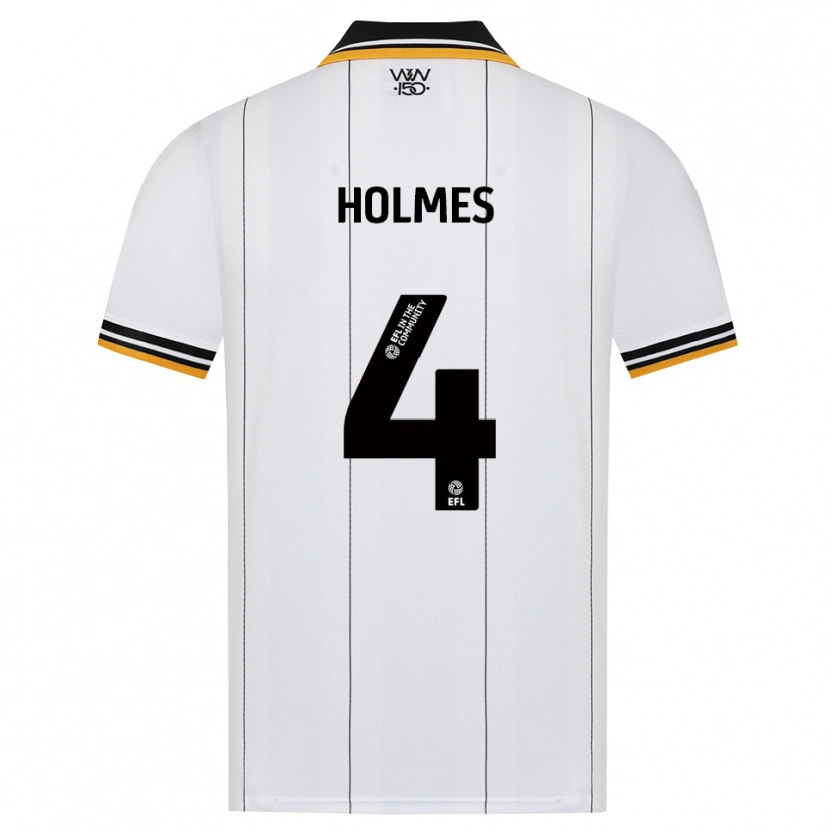 Danxen Criança Camisola Summer Holmes #4 Laranja Branco Preto Alternativa 2026/27 Camisa Brasil