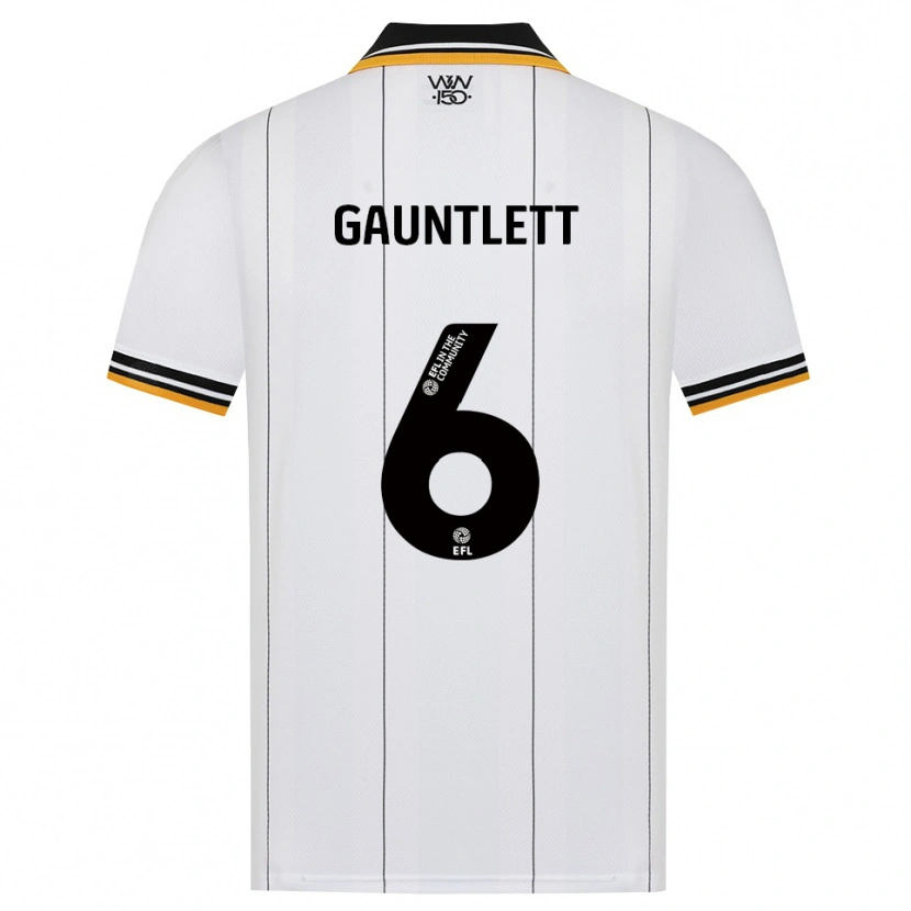 Danxen Criança Camisola Maz Gauntlett #6 Laranja Branco Preto Alternativa 2026/27 Camisa Brasil