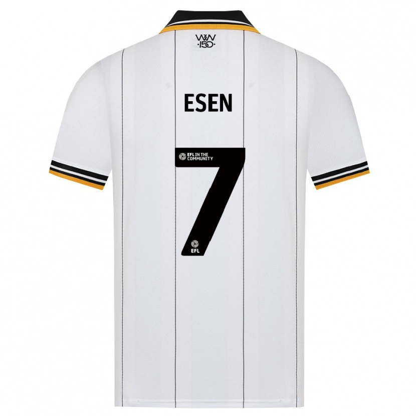 Danxen Criança Camisola Josh Esen #7 Laranja Branco Preto Alternativa 2026/27 Camisa Brasil