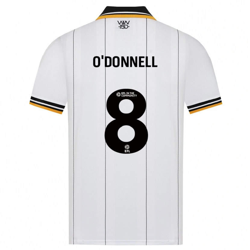 Danxen Criança Camisola Luke O'donnell #8 Laranja Branco Preto Alternativa 2026/27 Camisa Brasil