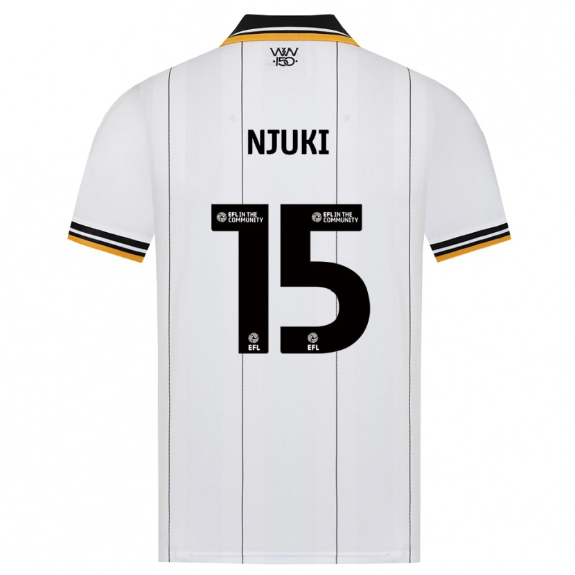Danxen Criança Camisola Shafaat Njuki #15 Laranja Branco Preto Alternativa 2026/27 Camisa Brasil