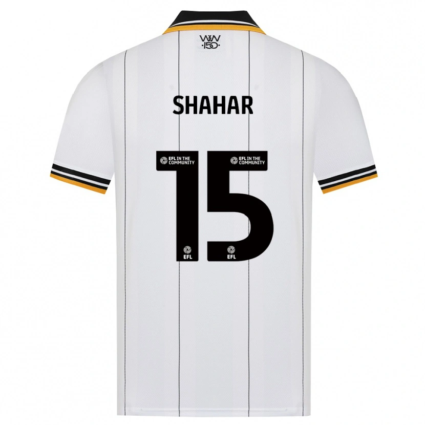 Danxen Criança Camisola Sebastian Shahar #15 Laranja Branco Preto Alternativa 2026/27 Camisa Brasil