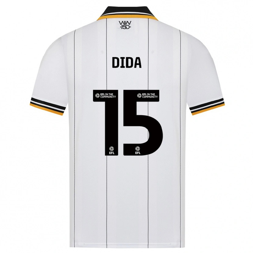 Danxen Criança Camisola Kledi Dida #15 Laranja Branco Preto Alternativa 2026/27 Camisa Brasil