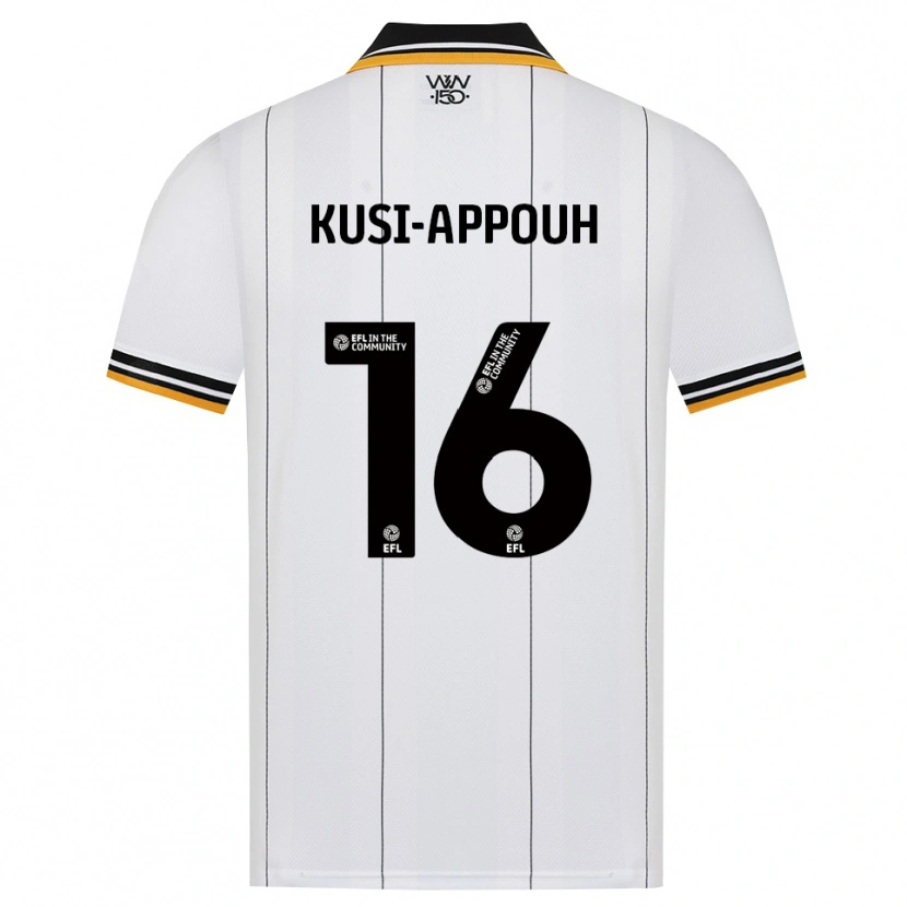 Danxen Criança Camisola Kenzo Kusi-Appouh #16 Laranja Branco Preto Alternativa 2026/27 Camisa Brasil