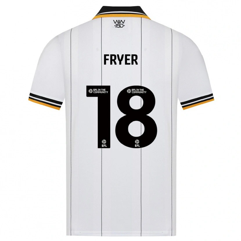 Danxen Criança Camisola Hannah Fryer #18 Laranja Branco Preto Alternativa 2026/27 Camisa Brasil