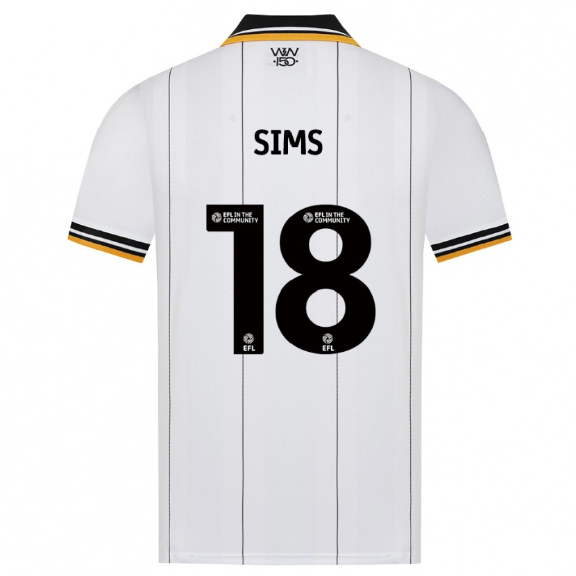 Danxen Criança Camisola Amy Sims #18 Laranja Branco Preto Alternativa 2026/27 Camisa Brasil