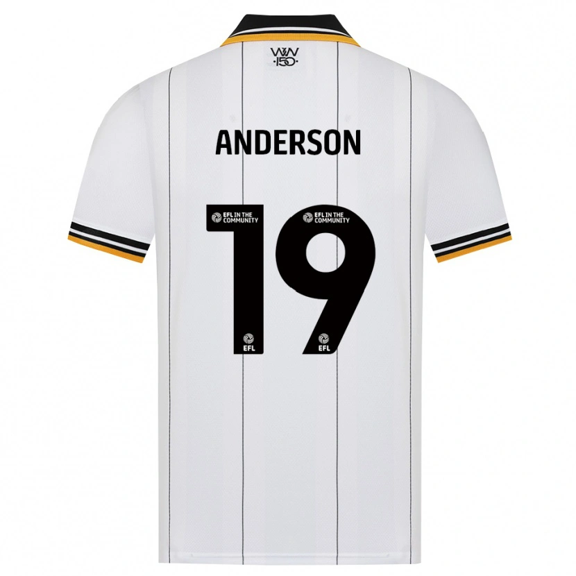 Danxen Criança Camisola Becky Anderson #19 Laranja Branco Preto Alternativa 2026/27 Camisa Brasil