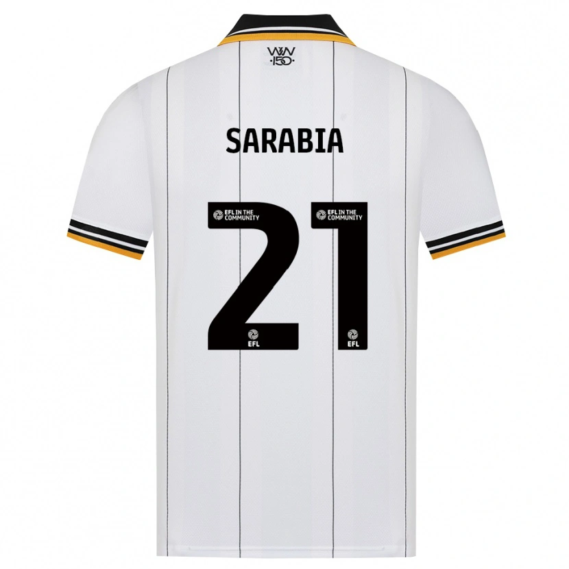 Danxen Criança Camisola Pablo Sarabia #21 Laranja Branco Preto Alternativa 2026/27 Camisa Brasil