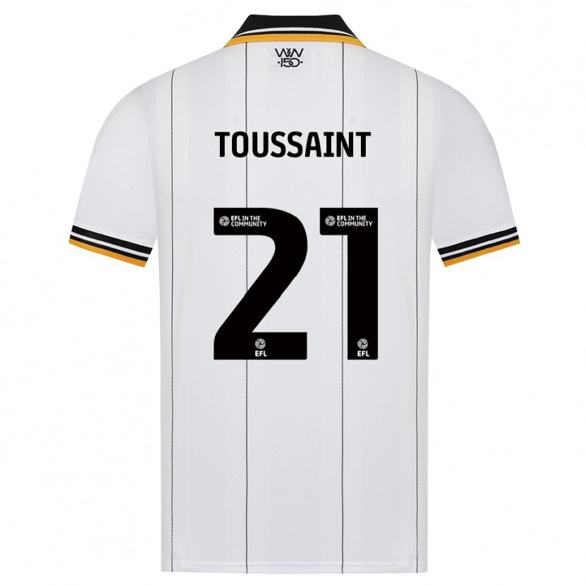 Danxen Criança Camisola Destiney Toussaint #21 Laranja Branco Preto Alternativa 2026/27 Camisa Brasil