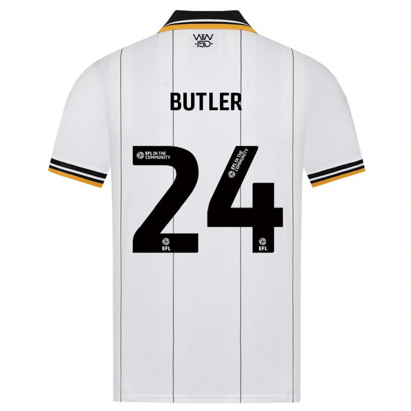 Danxen Criança Camisola Elli Butler #24 Laranja Branco Preto Alternativa 2026/27 Camisa Brasil