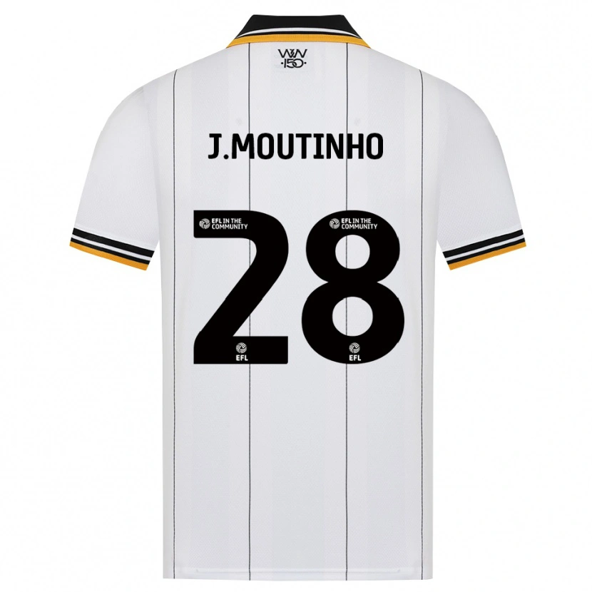 Danxen Criança Camisola Joao Moutinho #28 Laranja Branco Preto Alternativa 2026/27 Camisa Brasil