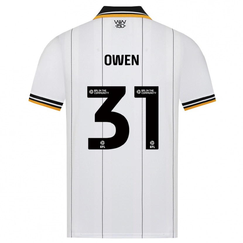 Danxen Criança Camisola Skye Owen #31 Laranja Branco Preto Alternativa 2026/27 Camisa Brasil