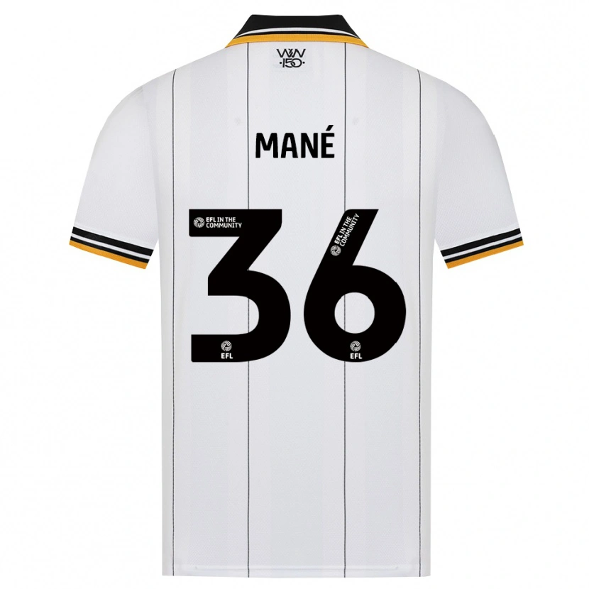 Danxen Criança Camisola Mateus Mané #36 Laranja Branco Preto Alternativa 2026/27 Camisa Brasil