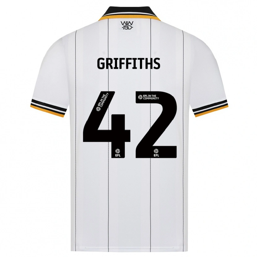 Danxen Criança Camisola Harvey Griffiths #42 Laranja Branco Preto Alternativa 2026/27 Camisa Brasil