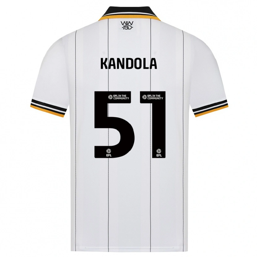 Danxen Criança Camisola Kam Kandola #51 Laranja Branco Preto Alternativa 2026/27 Camisa Brasil
