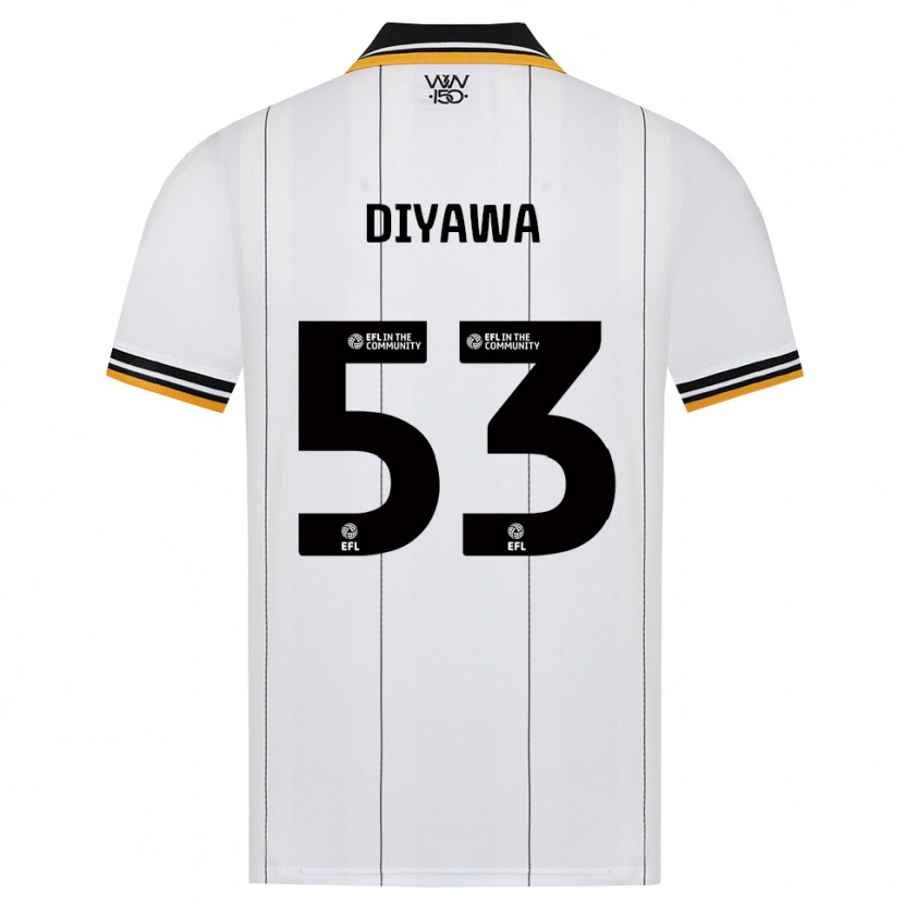 Danxen Criança Camisola Aaron Keto Diyawa #53 Laranja Branco Preto Alternativa 2026/27 Camisa Brasil