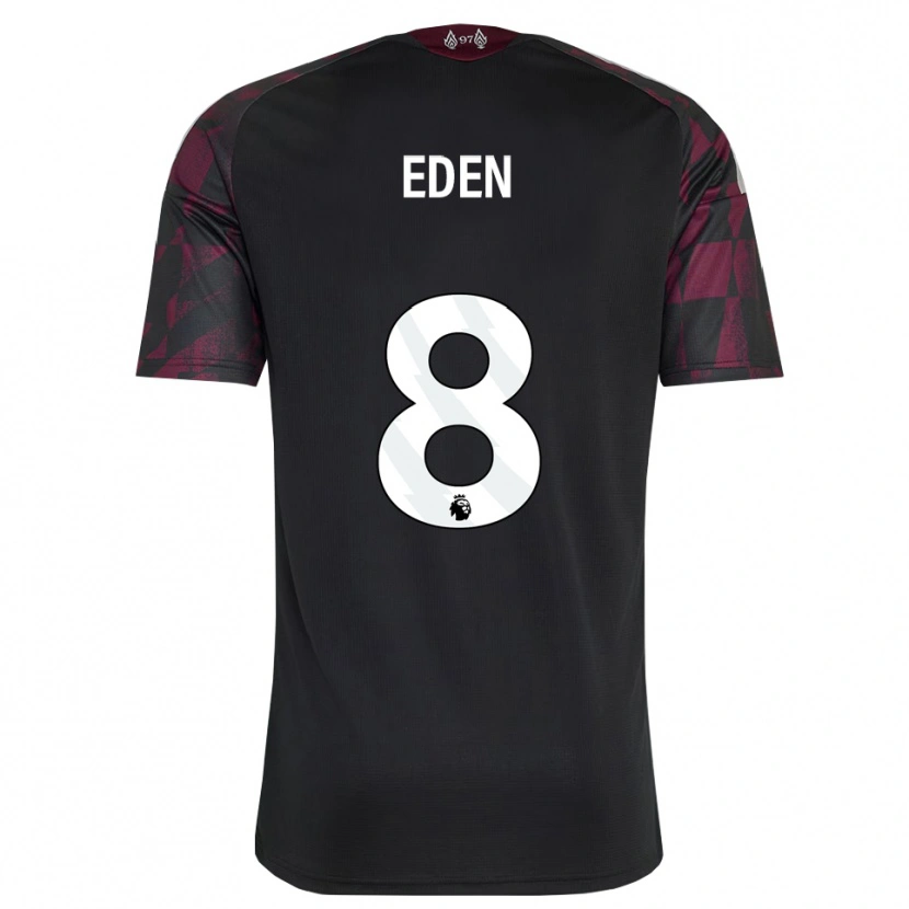 Danxen Criança Camisola Luca Eden #8 Preto Branco Roxo Terceiro 2026/27 Camisa Brasil