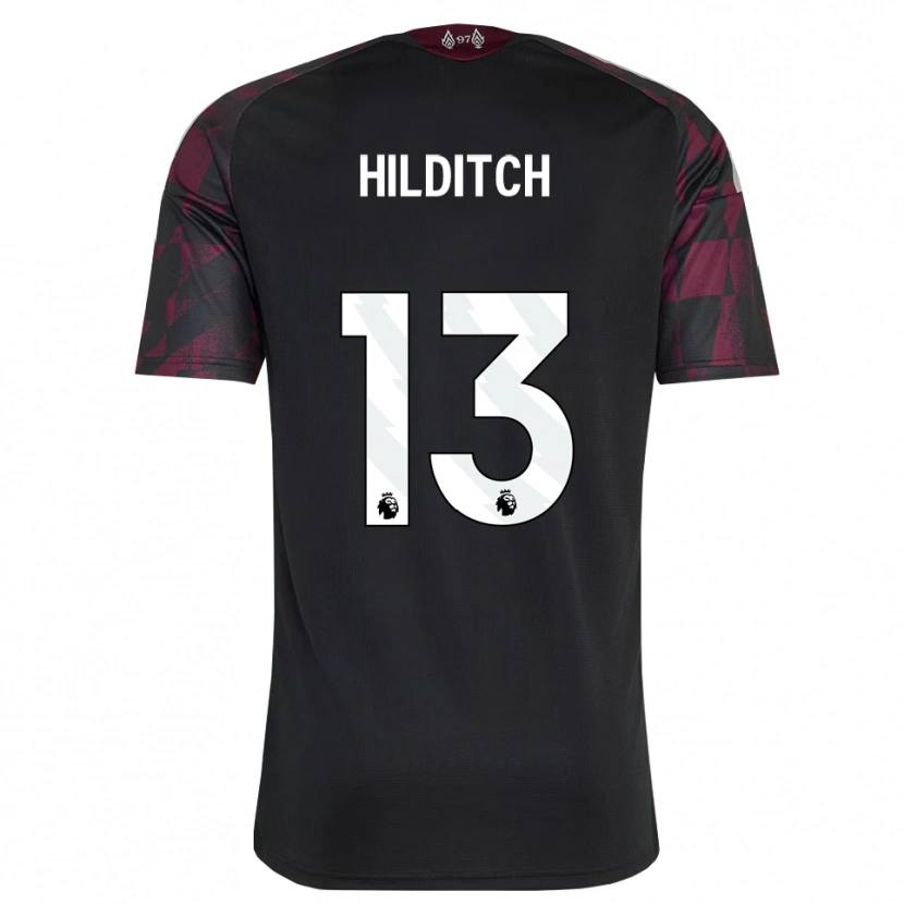 Danxen Criança Camisola James Hilditch #13 Preto Branco Roxo Terceiro 2026/27 Camisa Brasil