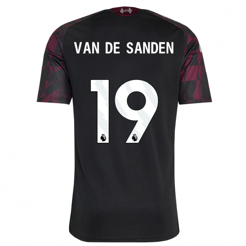 Danxen Criança Camisola Shanice Van De Sanden #19 Preto Branco Roxo Terceiro 2026/27 Camisa Brasil