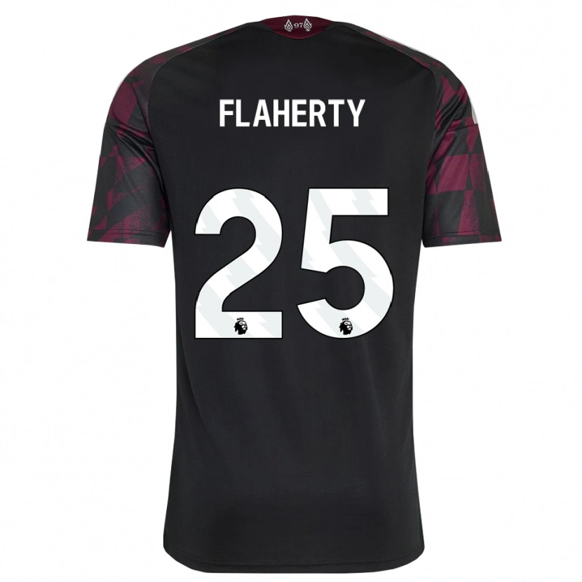 Danxen Criança Camisola Gilly Flaherty #25 Preto Branco Roxo Terceiro 2026/27 Camisa Brasil