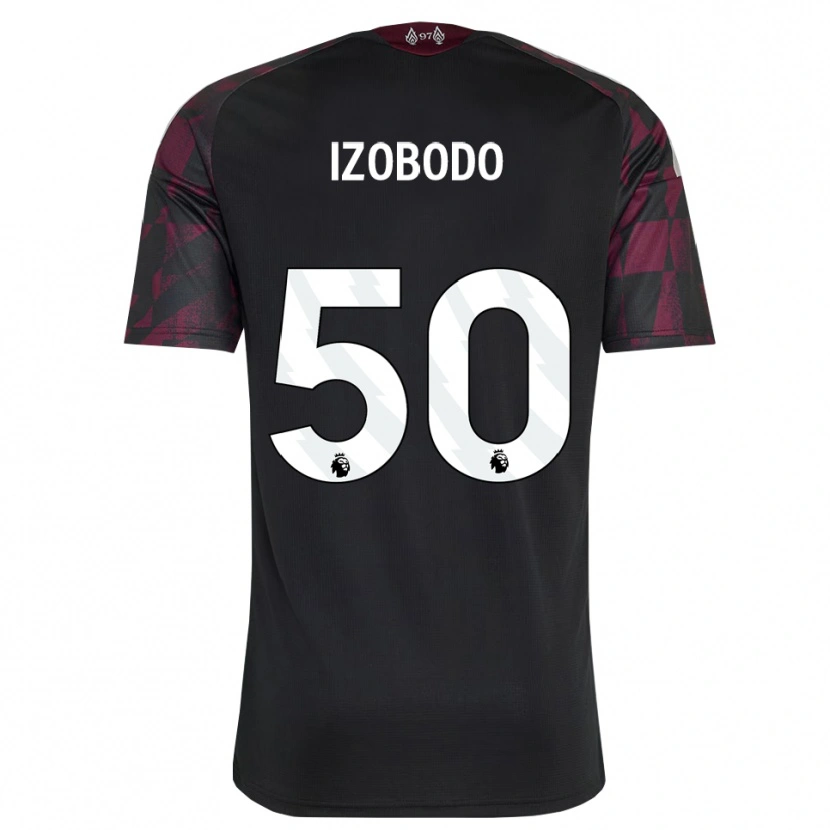 Danxen Criança Camisola Elijah Izobodo John #50 Preto Branco Roxo Terceiro 2026/27 Camisa Brasil