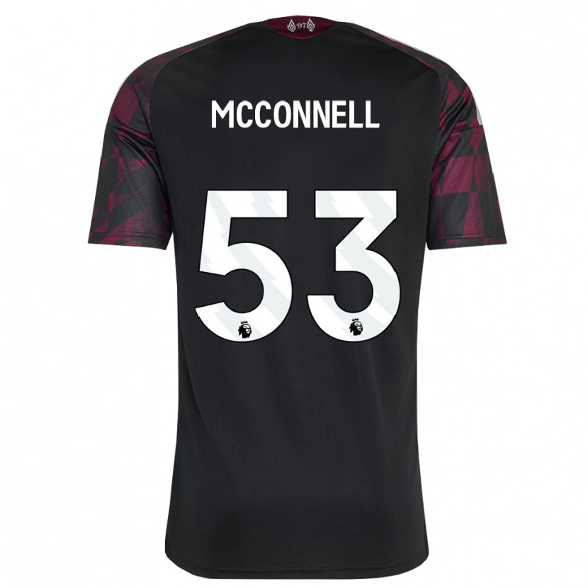 Danxen Criança Camisola James Mcconnell #53 Preto Branco Roxo Terceiro 2026/27 Camisa Brasil