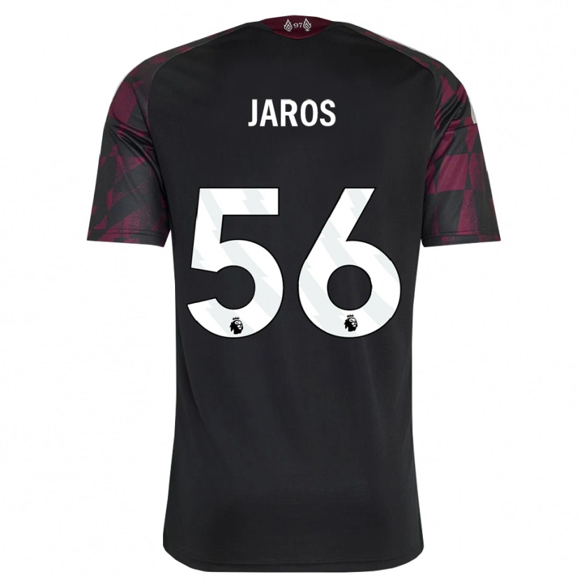 Danxen Criança Camisola Vitezslav Jaros #56 Preto Branco Roxo Terceiro 2026/27 Camisa Brasil