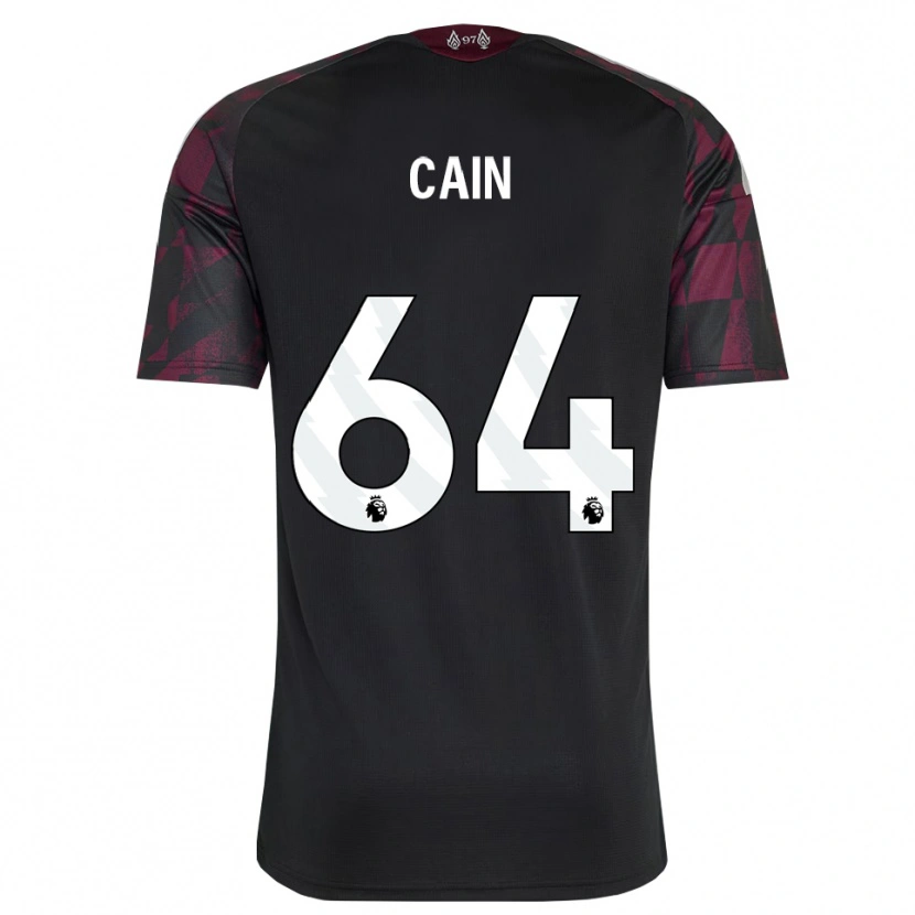 Danxen Criança Camisola Jake Cain #64 Preto Branco Roxo Terceiro 2026/27 Camisa Brasil