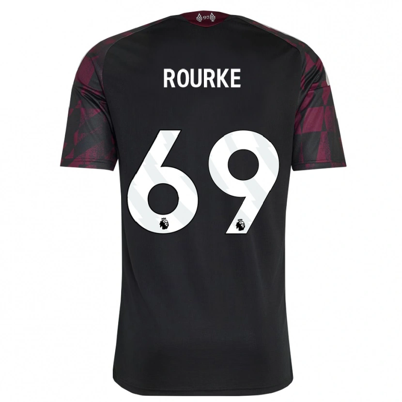 Danxen Criança Camisola Fidel O'rourke #69 Preto Branco Roxo Terceiro 2026/27 Camisa Brasil
