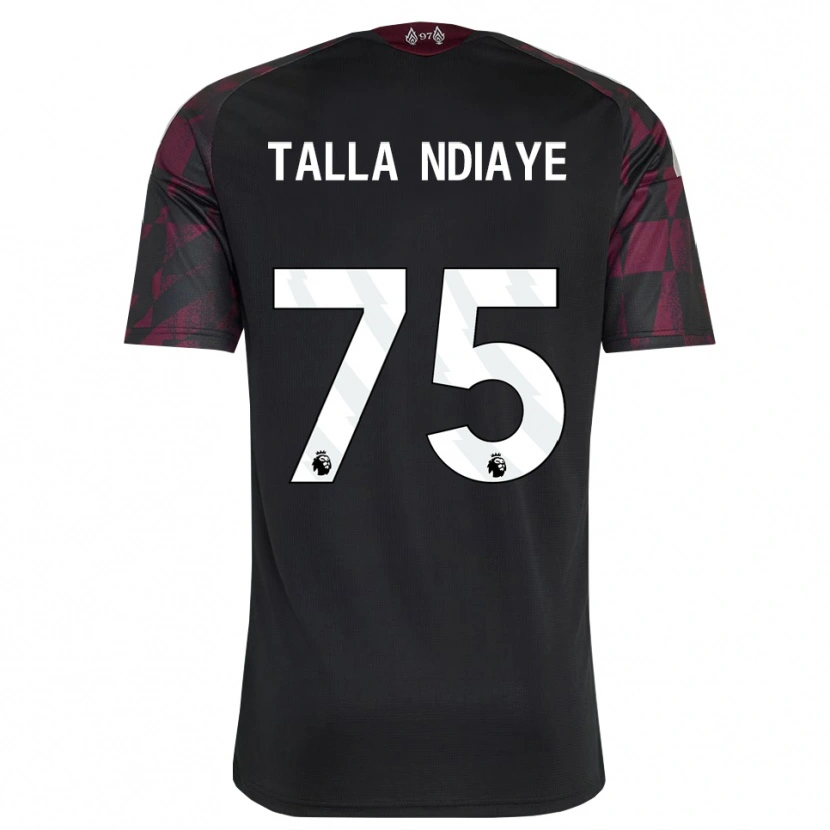Danxen Criança Camisola Mor Talla Ndiaye #75 Preto Branco Roxo Terceiro 2026/27 Camisa Brasil