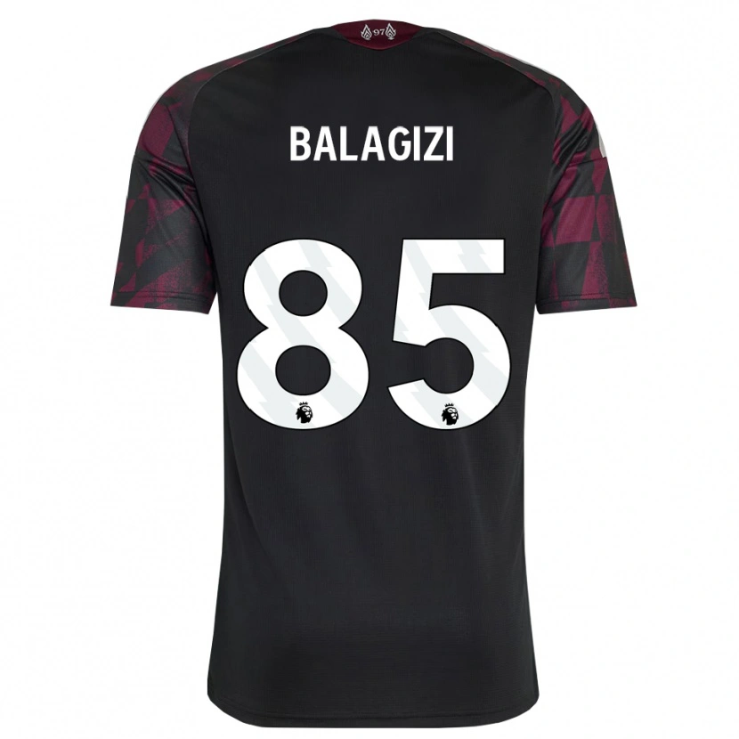 Danxen Criança Camisola James Balagizi #85 Preto Branco Roxo Terceiro 2026/27 Camisa Brasil