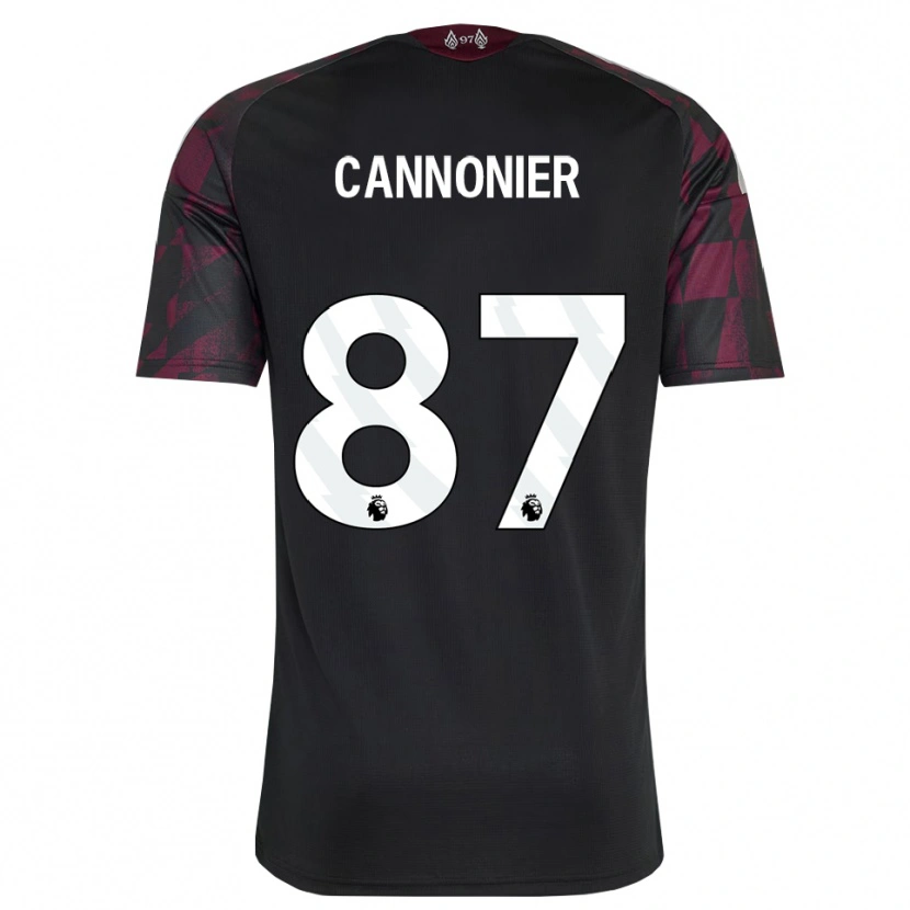 Danxen Criança Camisola Oakley Cannonier #87 Preto Branco Roxo Terceiro 2026/27 Camisa Brasil